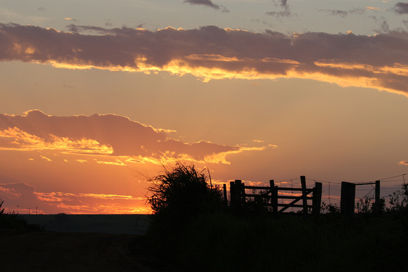 A rural dawn.