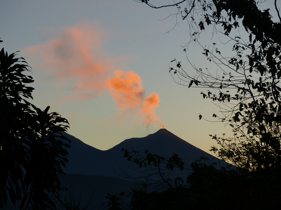 Volcan Fuego letting off steam !