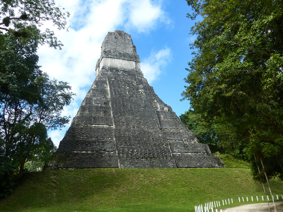 Entering the complex at Tikal.