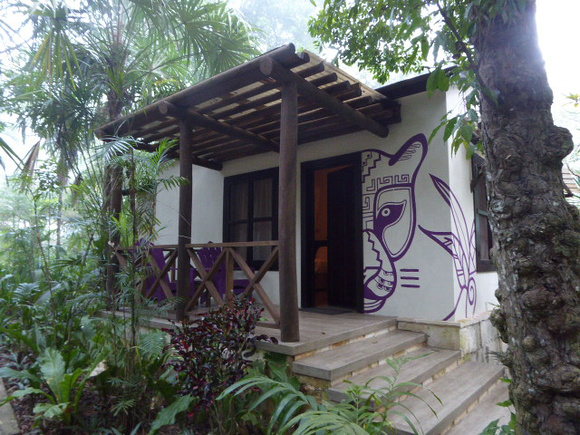 Our  bungalow at Tikal