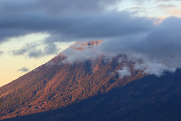 Our first Guatemalan volcano in early morning light