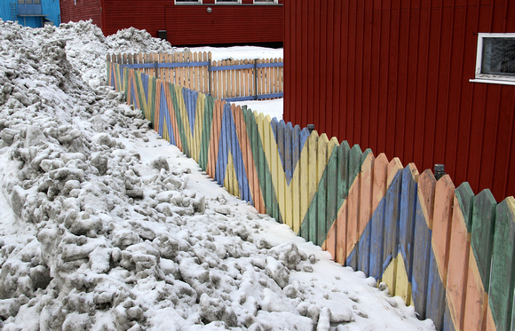 A special school picket fence.