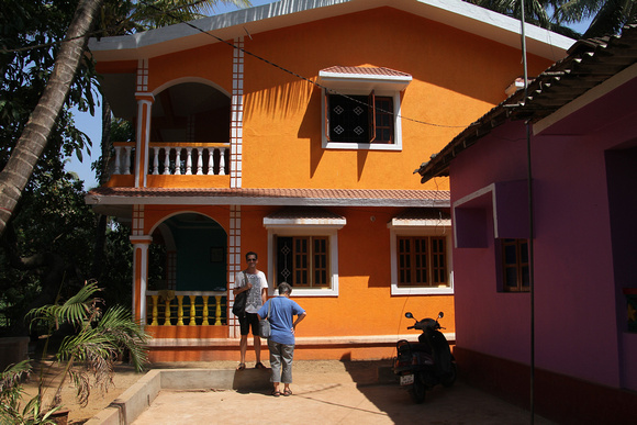 The house Jo has been renting in Goa.....