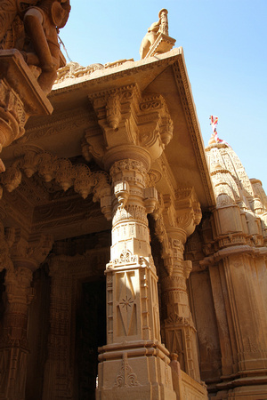 ...with even more in the Jain temple