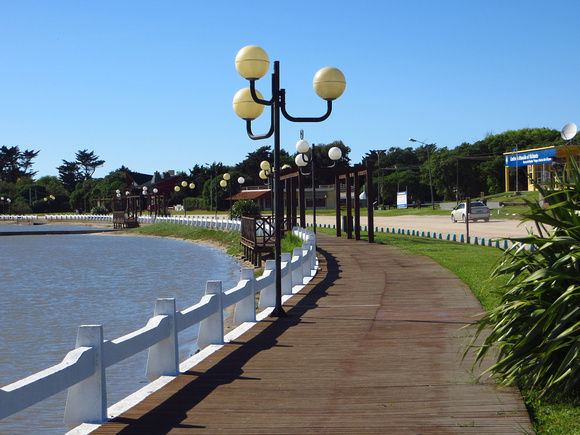 Promenade at the delightful little  resort of Mar Chiquita.