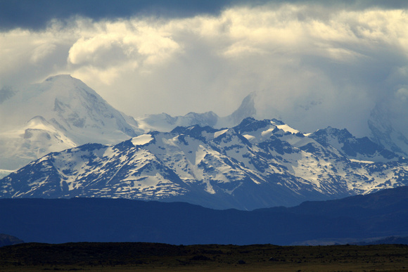 Views towards Chile and the Torres del Paine  N. P.