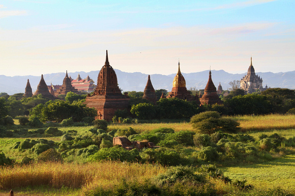 The Bagan plain.....
