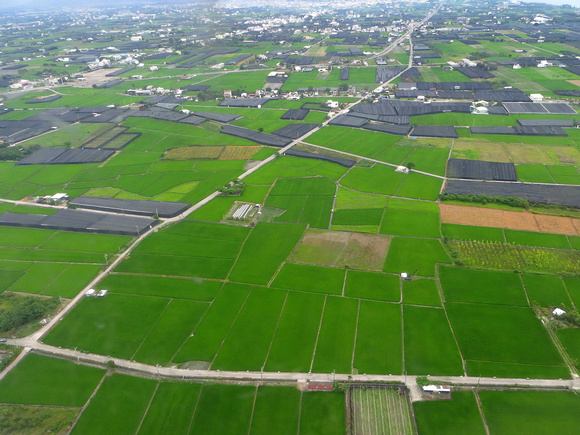 Aerial view near Taitung.
