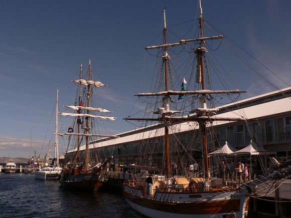 Sail training ships in Hobart