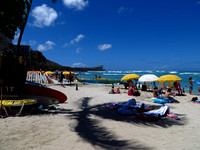The beach at Waikiki.....