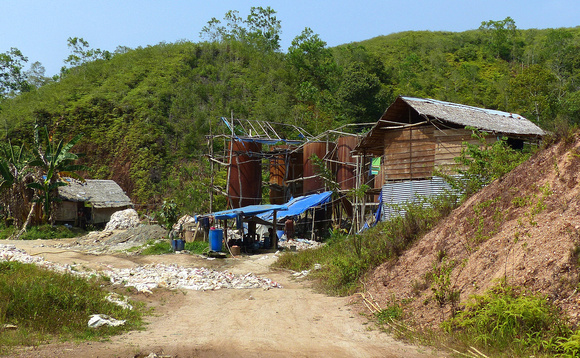 A small gold mine in the hills