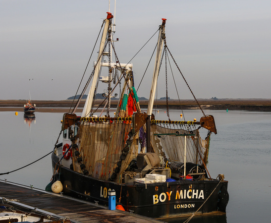 A very business-like  trawler  at Wells.