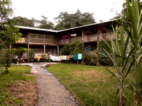 ...to the Rio do Oro Lodge..a  former  army barracks close to the Colombian border.