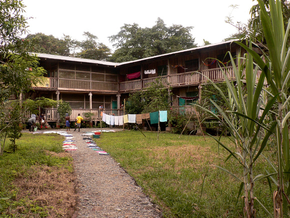 ...to the Rio do Oro Lodge..a  former  army barracks close to the Colombian border.