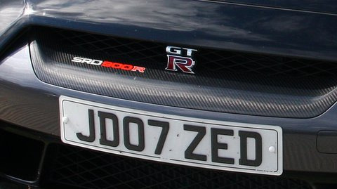 And last, but not least....in the car park, driven to the event...the SRD900R Nissan GT-R....churning out 900bhp....try 0-60 mph in 1.9 secs. !!