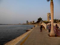 The sea-front in Luanda.