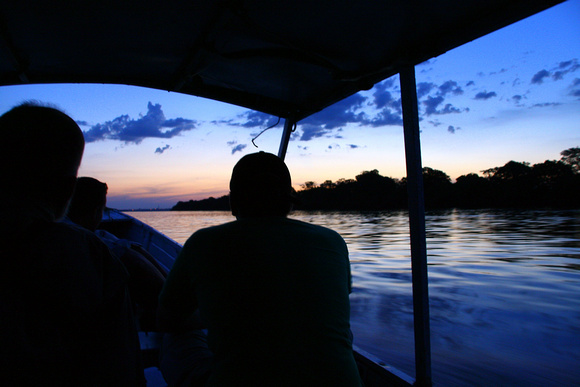 And finishing with another dusk ride  down the Amazon.
